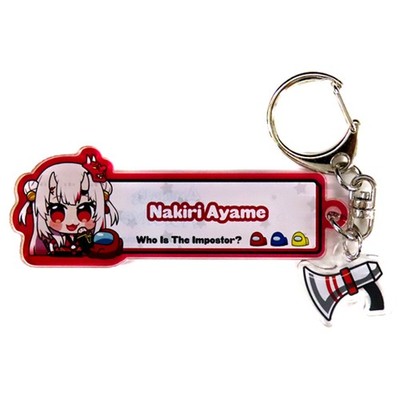 Nakiri Ayame Among Us x Hololive Emergency Meeting Schlüsselanhänger Japan C620