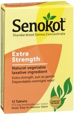Senokot Laxative Tablets Extra Strength 12 EA