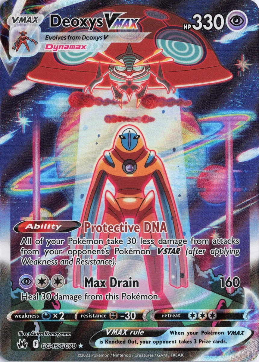 Deoxys VMAX GG45/GG70 Crown Zenith: Galarian Gallery for sale | eBay