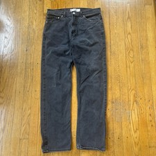 Vintage 2003 Levi  s 505 Black Denim Jeans Men  s 34x32 Made In USA Nice Wash
