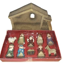 Christmas Nativity 11 Piece Set 2014 Hobby Lobby Resin The Promise Of Christmas