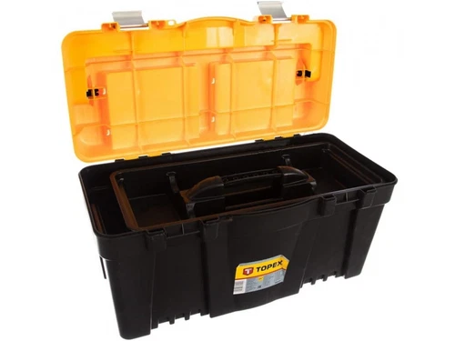 TOPEX PURTA WERKZEUGKOFFER MIT ALUMINIUMGRIFF 25 ZOLL, GTO 79R129 - Bild 3 von 3