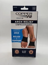 Copper Fit Copper Infused Arch Relief Compression Bands - One Size