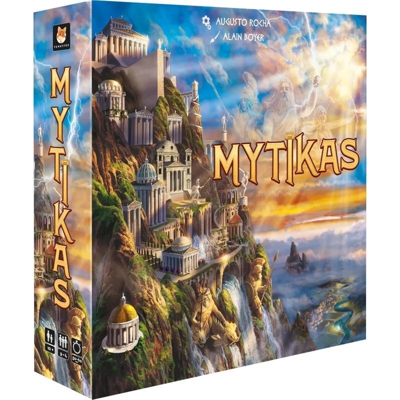 Mytikas jeu de société FunnyFox en carton rigide pour 2 à 4 joueurs de plus de 8 ans
