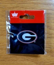 GEORGIA BULLDOGS Official Team Logo Aminco Metal Hat Pin Lapel Pin - BRAND NEW