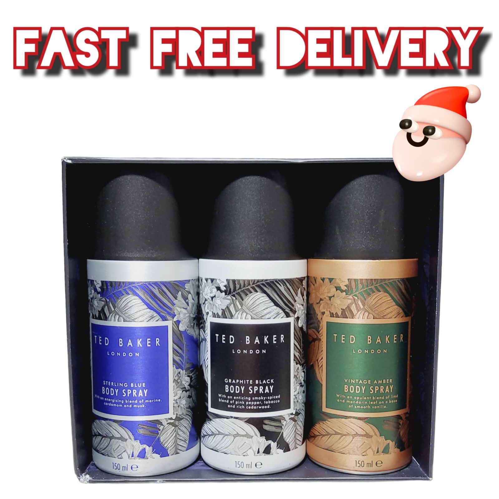 ted baker body spray set of 3
