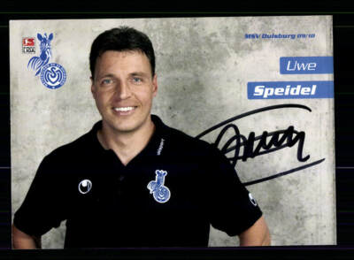 Uwe Speidel Autogrammkarte MSV Duisburg 2009-10 Original Signiert