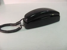AT&T Trimline 210 Push Button Desk Wall Phone Corded Telephone - Mountable Black
