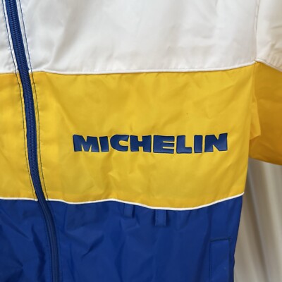Swingster Vintage Michelin Racing Jacket Harley Biker Large Made