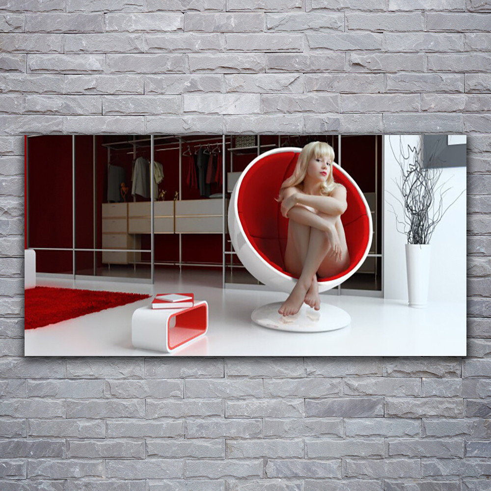 Tableau sur toile 120x60 portrait femme zen image déco murale