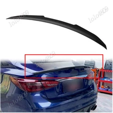 For Infiniti 14-23 Q50 All Model Carbon Look Style PSM Style Trunk Spoiler Wing