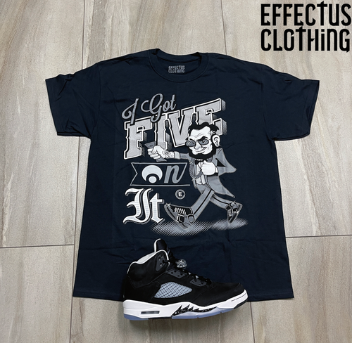 Tee to match Air Jordan Retro 5 OREO 