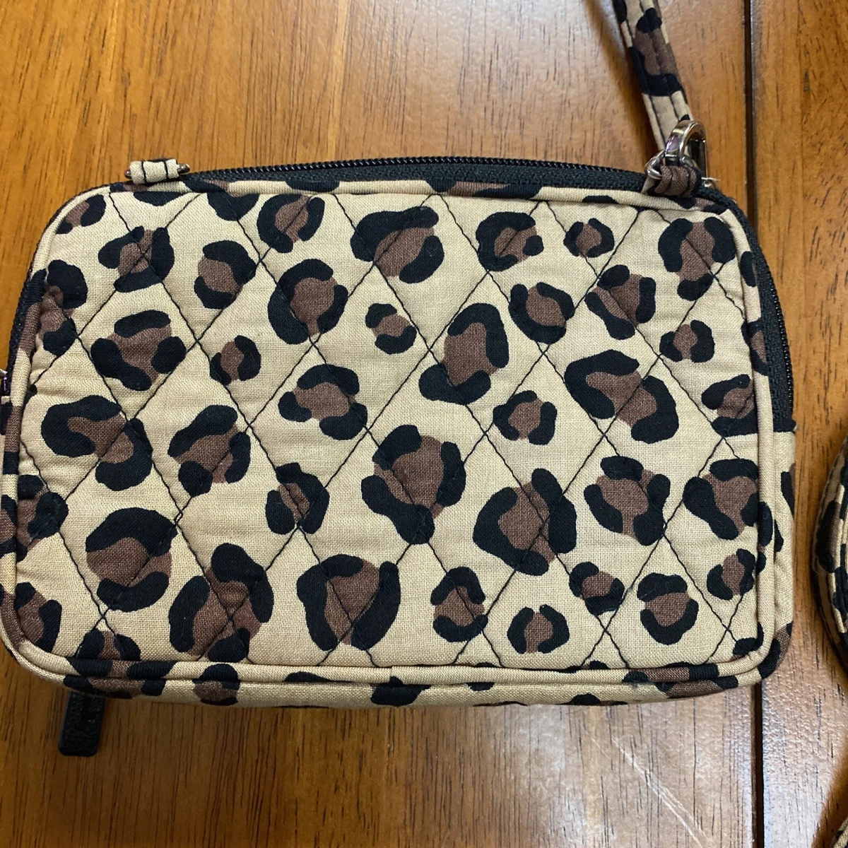 Vera Bradley Leopard Print On The Square Crossbody NWOT | eBay