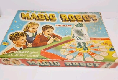 Vintage The Amazing Magic Robot New Edition Board Game by Merit