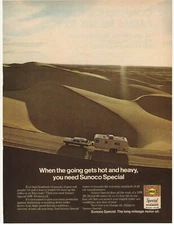 1973 Sunoco Special High Mileage Motor Oil Advertisement