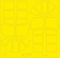 MW22 Eduard JX247 P-40N Tface 1/32 Mask For Trumpeter