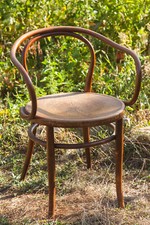 Fauteuil de bureau Jacob & Josef kohn en bois courbé "Le Corbusier"