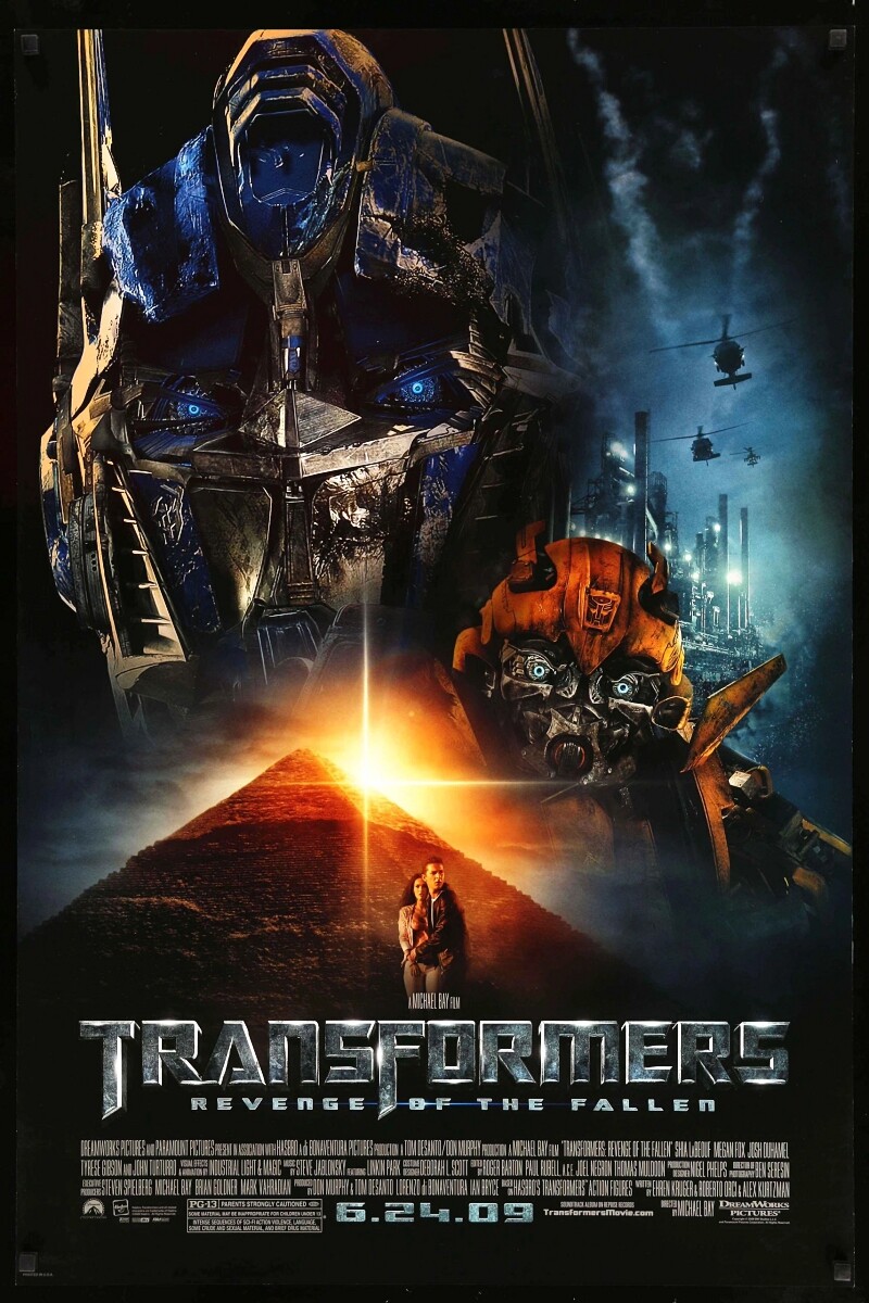 Transformers Revenge of the Fallen (2009) Movie Poster 36x24" Art Silk Print