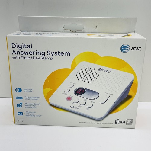 Sistema de contestador automático digital AT&T #1740 60 minutos de acceso remoto telefónico - Imagen 3 de 19