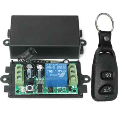 Geekcreit 433MHz DC 12V 10A Relais 1CH Kanal Wireless RF Fernbedienung Schalter