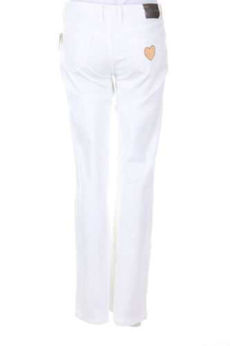 EMPORIO ARMANI JEANS Jeans Cotton Logo Patch W29 white BIANCA - Afbeelding 1 van 6