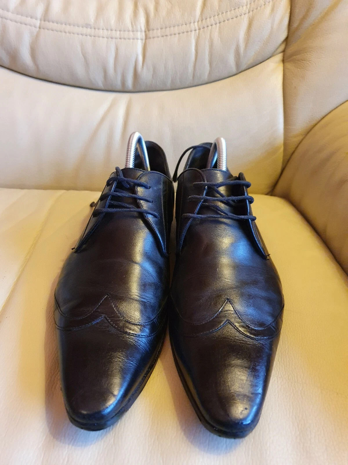 Chaussures Gucci vintage homme noir brogues Oxfords Royaume Uni 8 États Unis 9 EU 42