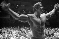 Arnold Schwarzenegger Bodybuilding Foto Poster Mr Universe Schwarzweiß A4 A2 A1