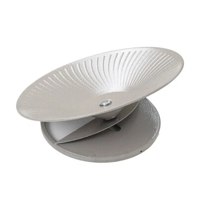 MONTANA CAGES Montana XL Laufteller aus Stahl für Chinchillas, Degus & Co., Platinum, Ø 36 cm