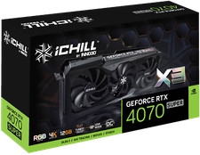 INNO3D GEFORCE RTX 4070 SUPER 12GB GDDR6X SUPER ICE DRAGON Graphics Card Gaming