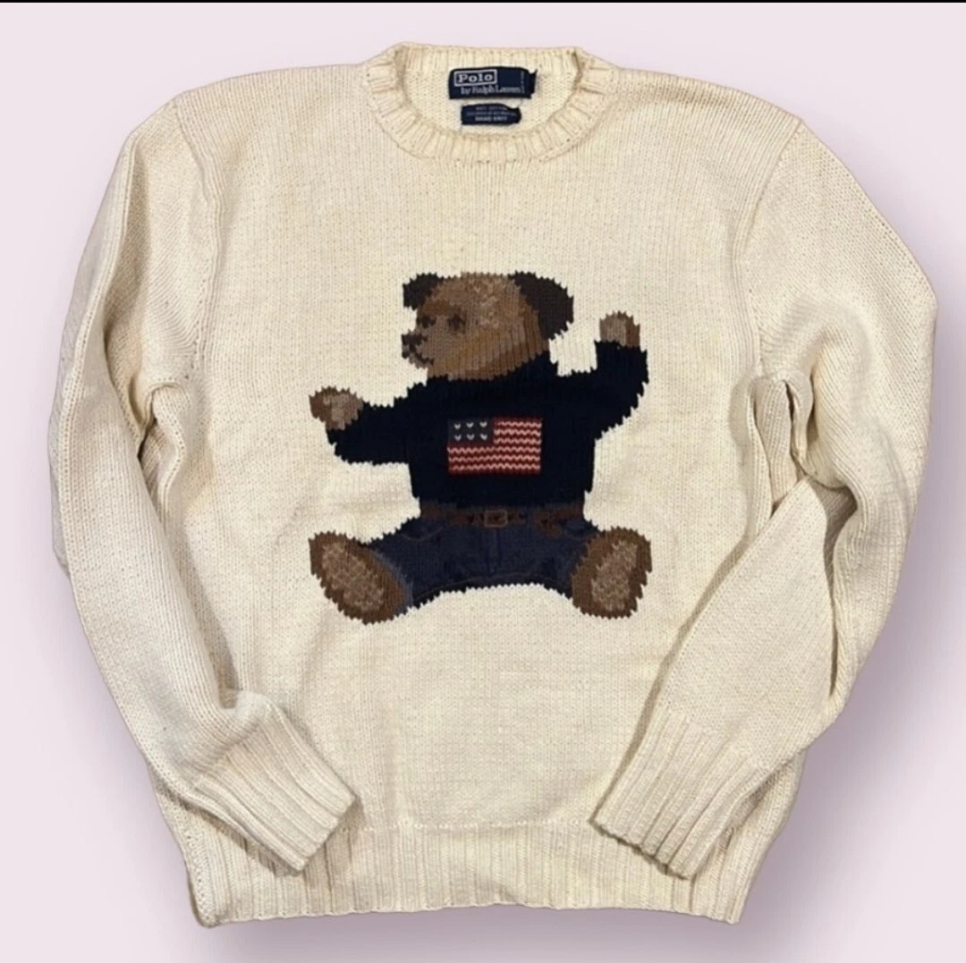 Vintage polo bear sweatshirt new arrivals