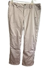 Obermeyer Women  s Snow Ski Pants Petra Pewter / Shiny Gray Resort EUC - Size 10