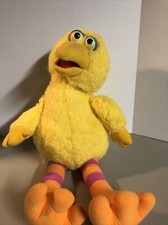 Vintage 1985 Hasbro Softies Sesame Street 30" Large Plush Big Bird