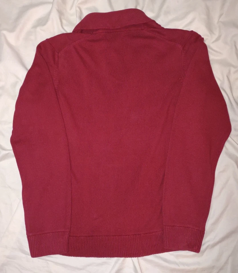 Kenneth Cole Reaction Suéter Cárdigan Para Hombre Talla XL Chal Cuello Rojo Regalo Foto 2 de 4