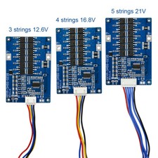 3S 4S 5S 35A 18650 Lithium Battery Protection Board with Balance Heat Sink