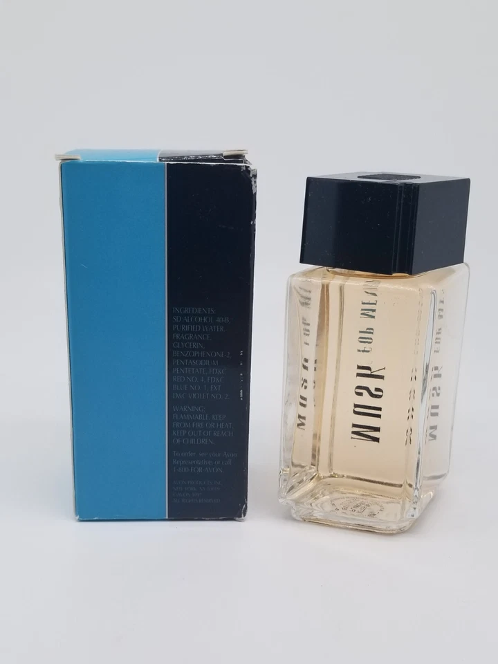 NUEVO loción para después del afeitado vintage Avon Musk para hombre Splash 1997 2,8 fl oz 82 ml Nuevo de Lote Antiguo Foto 4 de 4