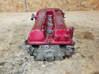 JDM Nissan S13 SR20DET Engine Head 52F Red top With Valve Cover To