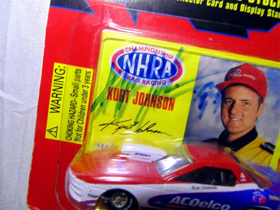 VINTAGE 1/64 WARREN & KURT JOHNSON DIECAST AUTOGRAPHED - Image 4 of 4