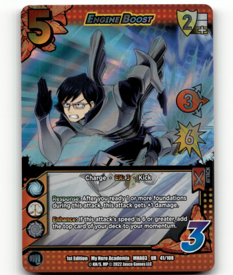 UniVersus Engine Boost My Hero Academia: Heroes Clash 1st Edition UR