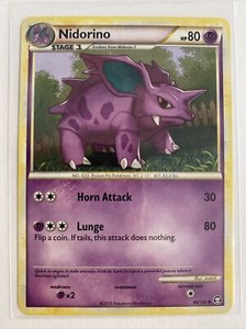 Pokemon Card Nidorino 46/102 Commun Triumphant Near Mint