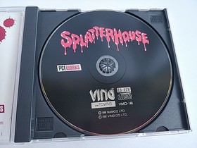 PCE WORKS Ver. SPLATTER HOUSE FM TOWNS / MARTY  Beat 'em up Game, tested-e0221--