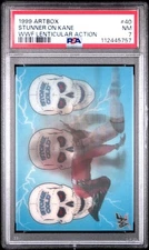 1999 Artbox Wwf Lenticular Action #40 Stunner On Kane PSA 7
