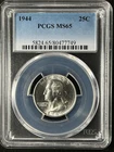 1944  25C Washington Quarter Dollar PCGS MS65   80477749