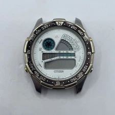 FOR PARTS Citizen Wind Surfing Promaster Watch D228-S45661 HSW Chronograph Watch