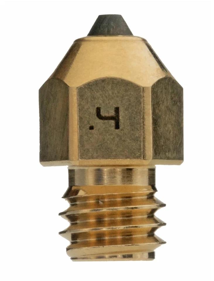 3D Printer Nozzle Polycrystalline Diamond Tip Compatible MK8 0.4mm Long Life - Image 3 of 4