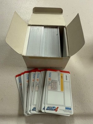 100x New English SEGA Initial D Card Arcade Stage Version 4 NOS