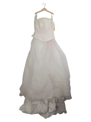SCALA Brautkleid A-Linie Elegant Weiß Maxikleid Gr. 36 S Hochzeit