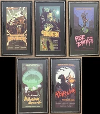 Blizzard Overwatch Framed Prints - Hollywood Map - Halloween