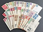 US STAMPS Lot of (75) Various 1940's-50's First Day Issue Covers USED