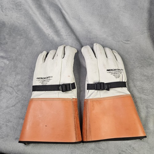 AMERICAN SAFETYGlove Protectors Sz 10 10.5 for Rubber Electrical Gloves OAL 16"