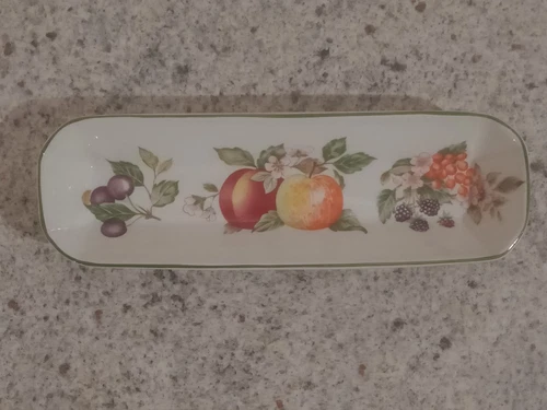 Johnson Brothers. Fresh Fruit. Rectangular Trinket Dish. Made In England.
